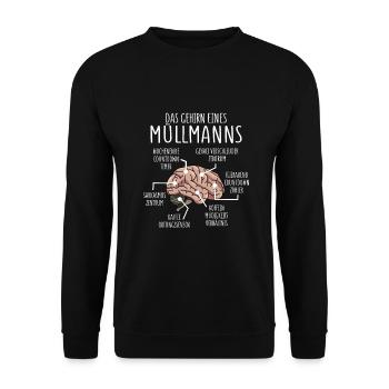 Anatomie Müllmann - Unisex Pullover - Schwarz - Vorne - Alina (178cm) & Michal (187cm)