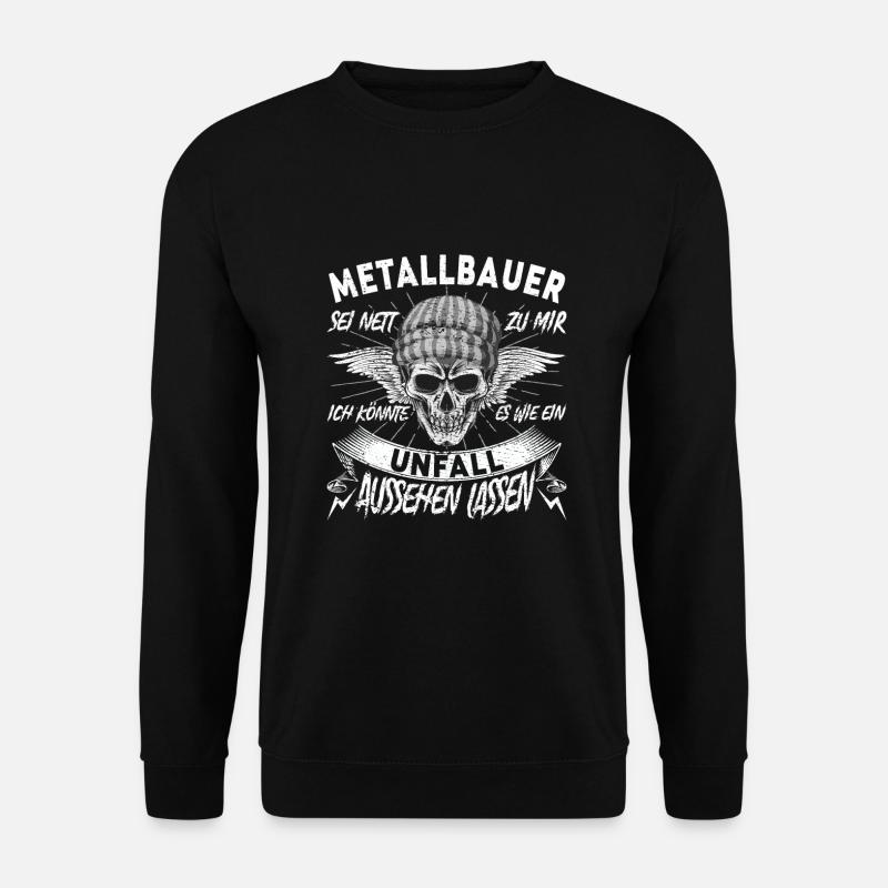 Metallbauer - Unisex Pullover - Schwarz