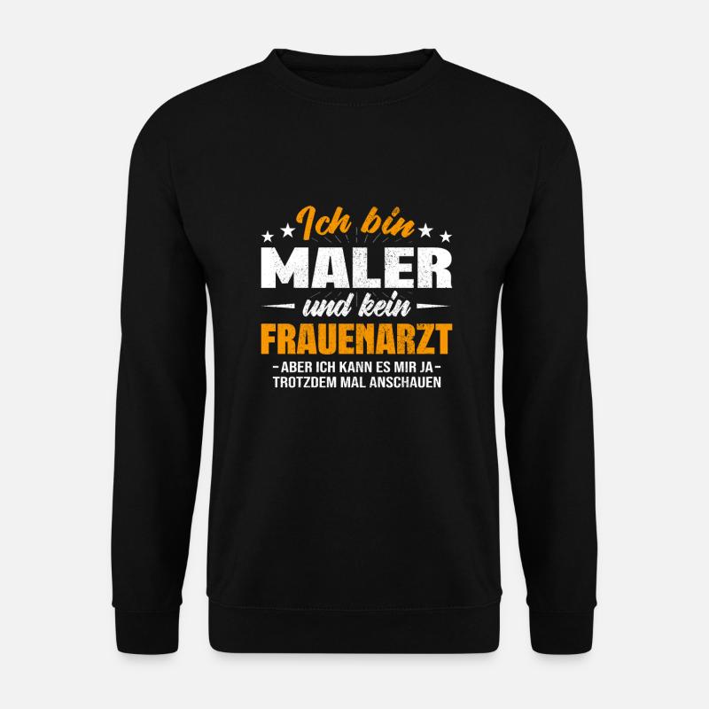 Maler - Unisex Pullover - Schwarz