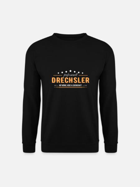 Drechsler mit Leidenschaft Drechseln - Unisex Pullover - Schwarz
