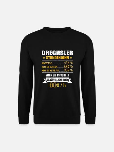 Drechsler - Unisex Pullover - Schwarz