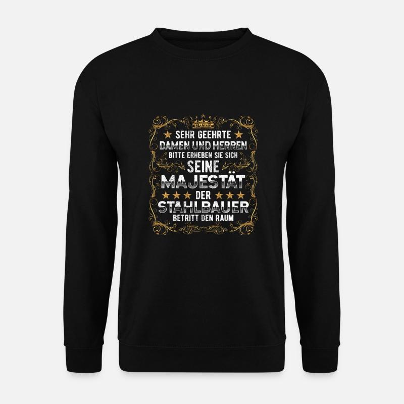 Stahlbauer Metallbauer - Unisex Pullover - Schwarz