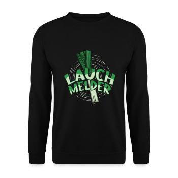 Lauch Kostüm Bodybuilding Satire Gym Jga - Unisex Pullover - Schwarz - Vorne - Alina (178cm) & Michal (187cm)