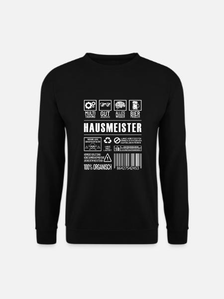 Hausmeister - Unisex Pullover - Schwarz