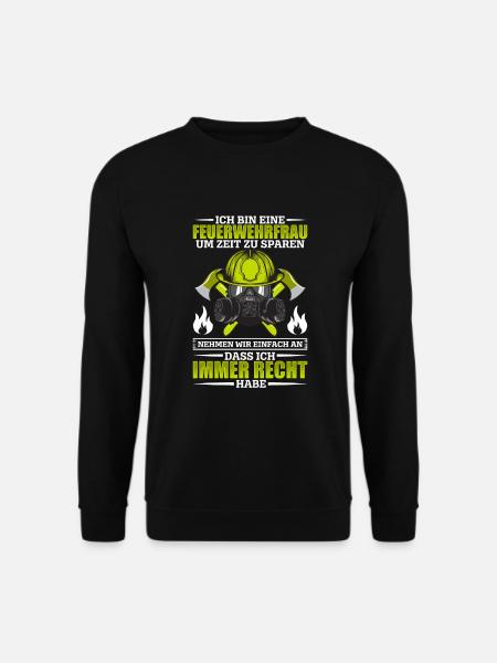 Feuerwehr - Unisex Pullover - Schwarz