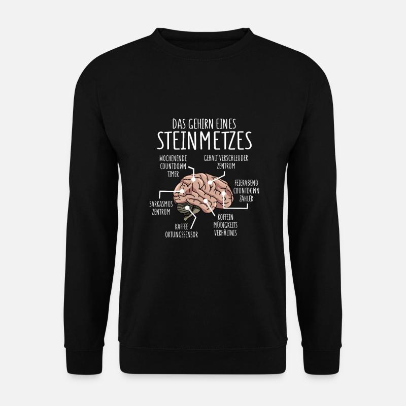 Steinmetz Anatomie - Unisex Pullover - Schwarz