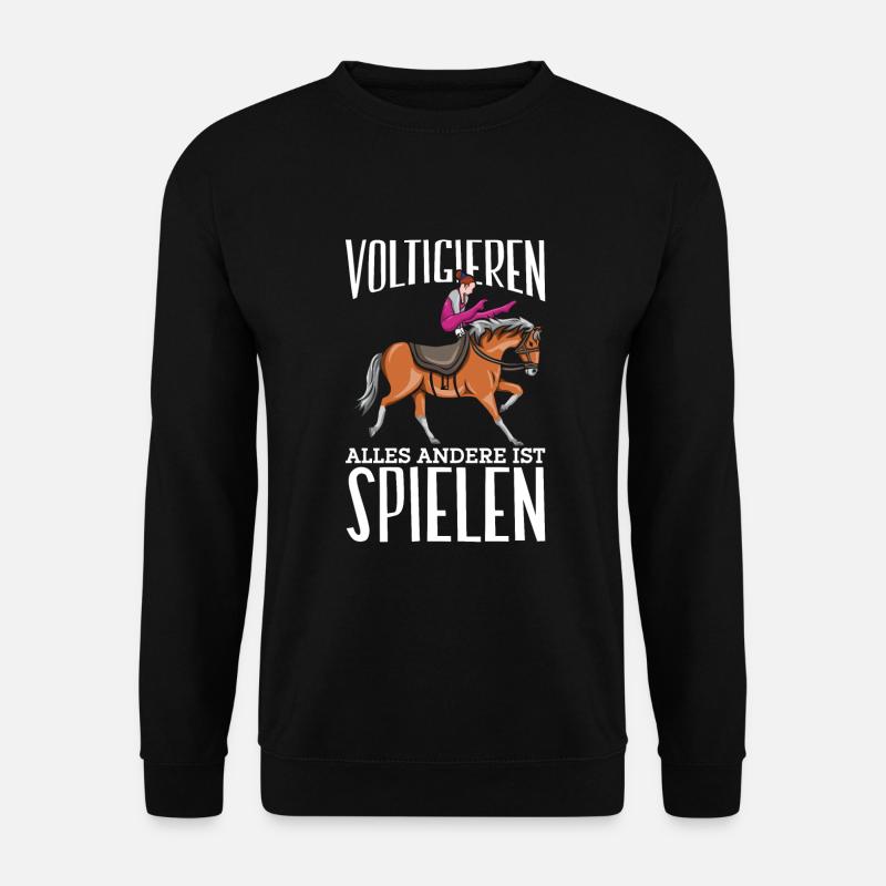 Voltigieren - Unisex Pullover - Schwarz