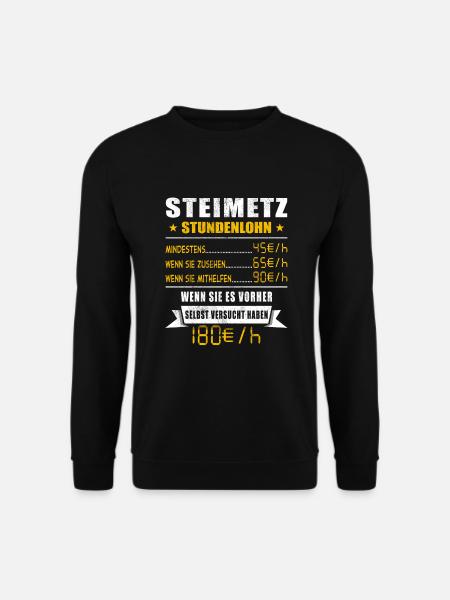 Steinmetz - Unisex Pullover - Schwarz