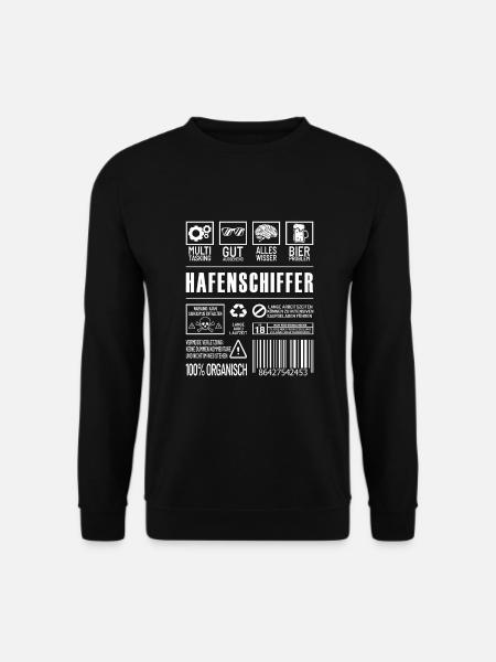 Hafenschiffer - Unisex Pullover - Schwarz