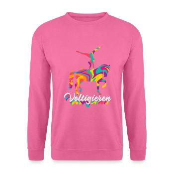Voltigieren - Unisex Pullover - Pink - Vorne