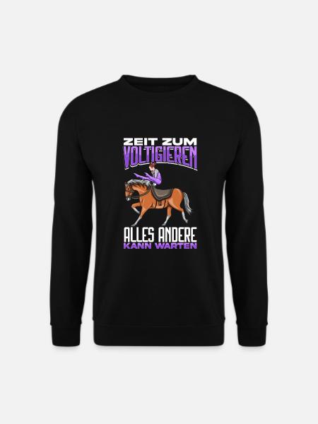 Voltigieren - Unisex Pullover - Schwarz