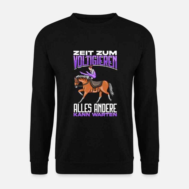 Voltigieren - Unisex Pullover - Schwarz