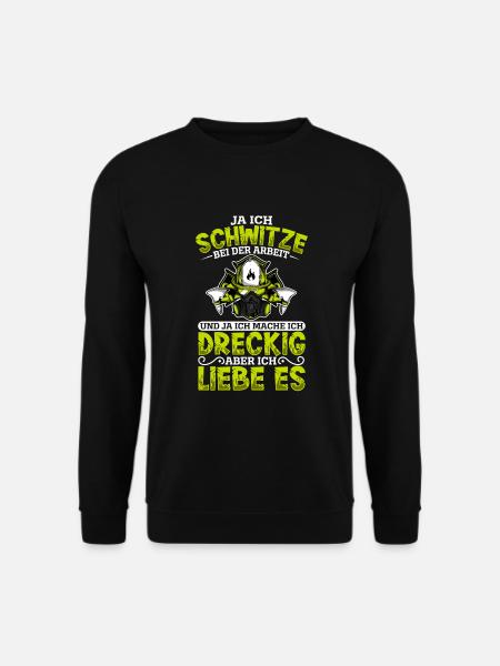 Feuerwehr - Unisex Pullover - Schwarz
