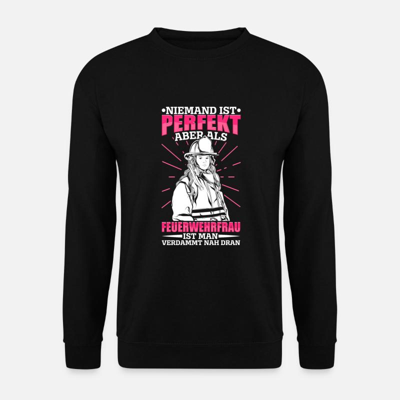 Feuerwehr - Unisex Pullover - Schwarz