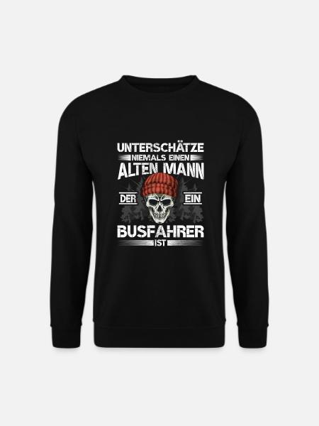 Busfahrer Bus - Unisex Pullover - Schwarz