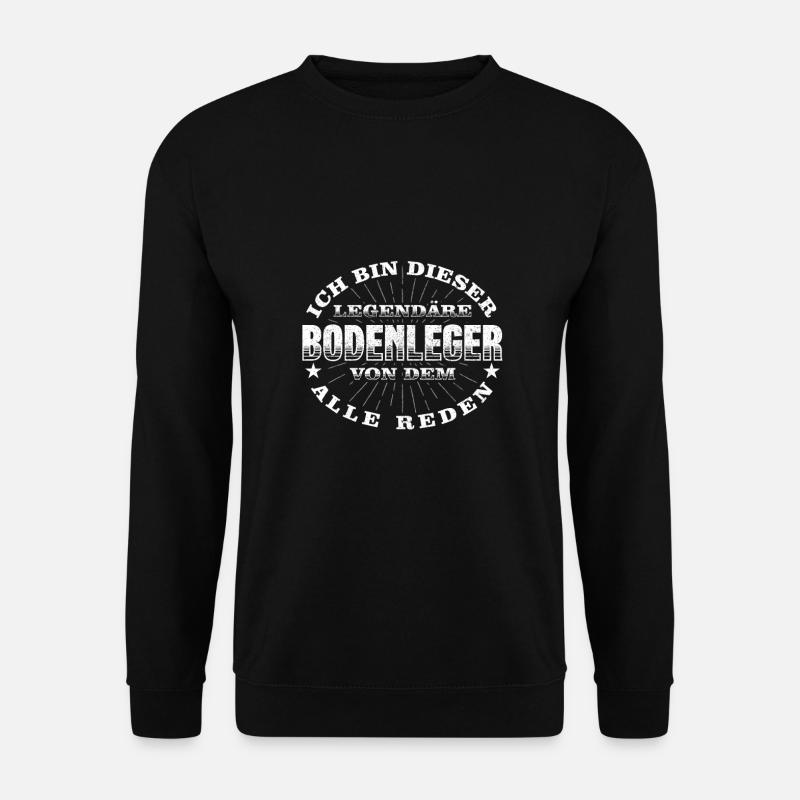 Bodenleger Legendärer Mosaikleger - Unisex Pullover - Schwarz
