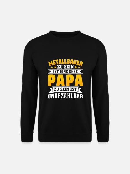 Metallbauer - Unisex Pullover - Schwarz