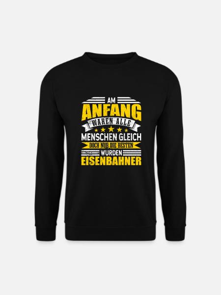 Eisenbahner - Unisex Pullover - Schwarz