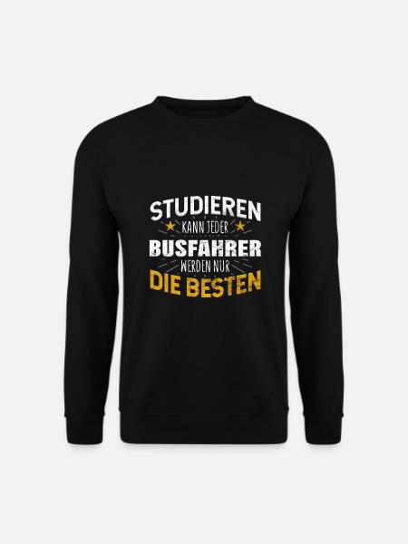 Busfahrer Bus - Unisex Pullover - Schwarz