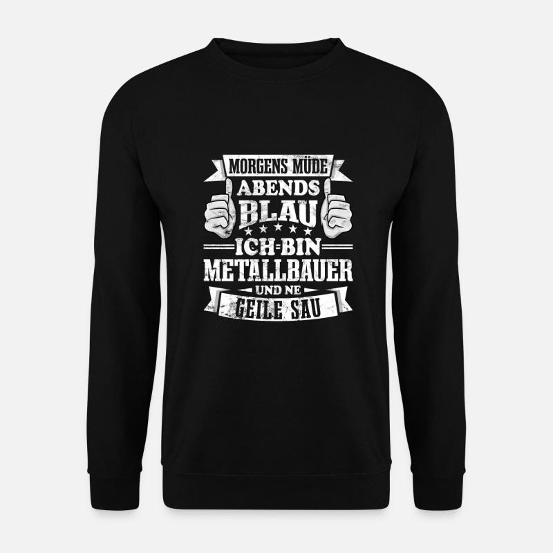 Metallbauer - Unisex Pullover - Schwarz
