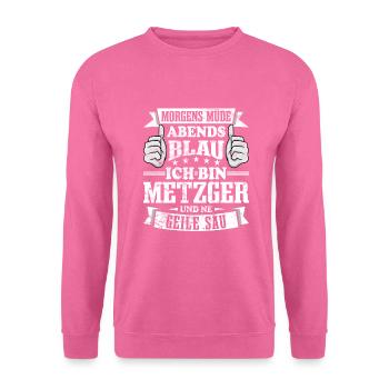 Metzger - Unisex Pullover - Pink - Vorne