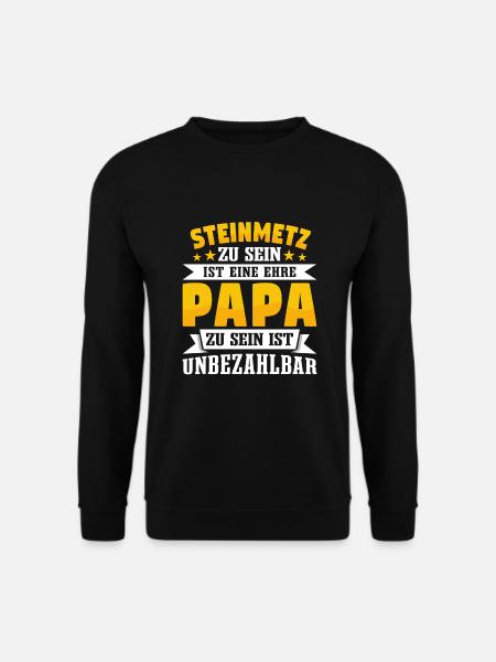 Steinmetz - Unisex Pullover - Schwarz