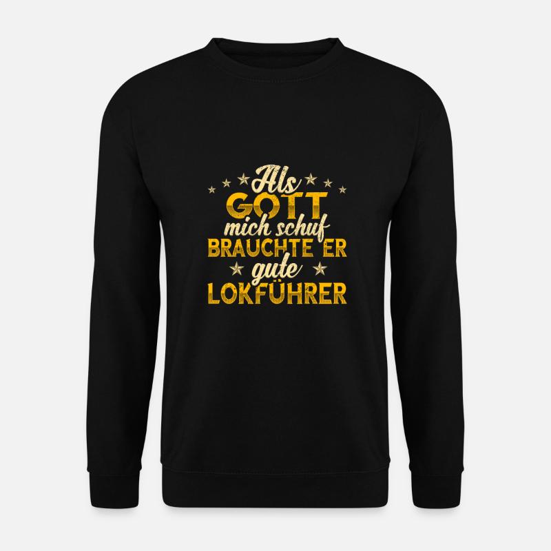 Lokführer - Unisex Pullover - Schwarz
