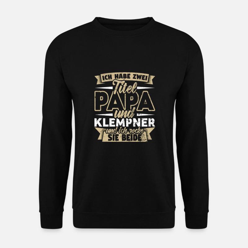 Klempner - Unisex Pullover - Schwarz