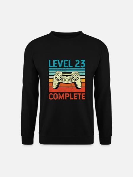 Level 23 Complete - Unisex Sweatshirt - black