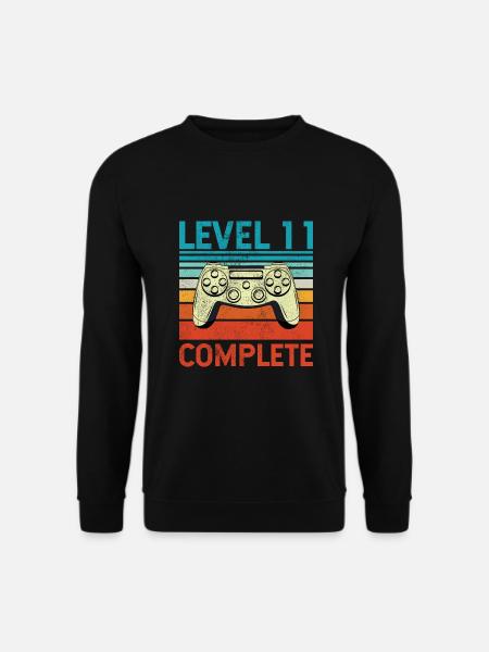 Level 11 Complete - Unisex Sweatshirt - black