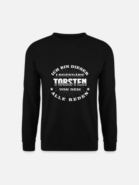 Legendärer Torsten lustiger vorname Name - Unisex Pullover - Schwarz