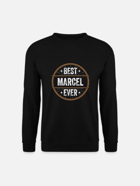 Meilleur cadeau de prénom Marcel Ever - Sweat-shirt Unisexe - noir