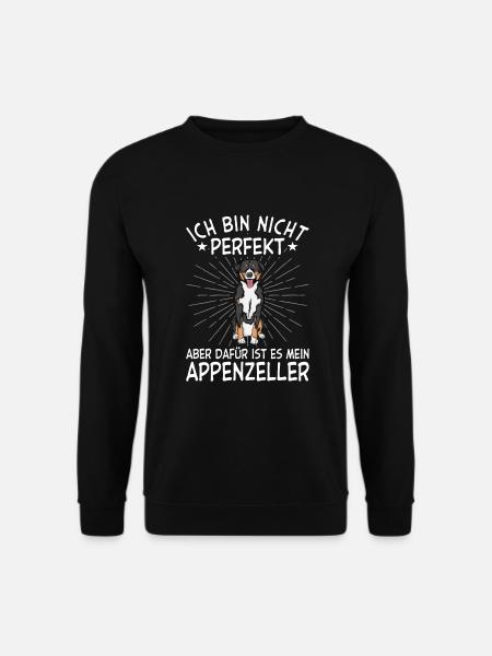 Appenzeller Sennenhund Geschenk Hunde - Unisex Pullover - Schwarz