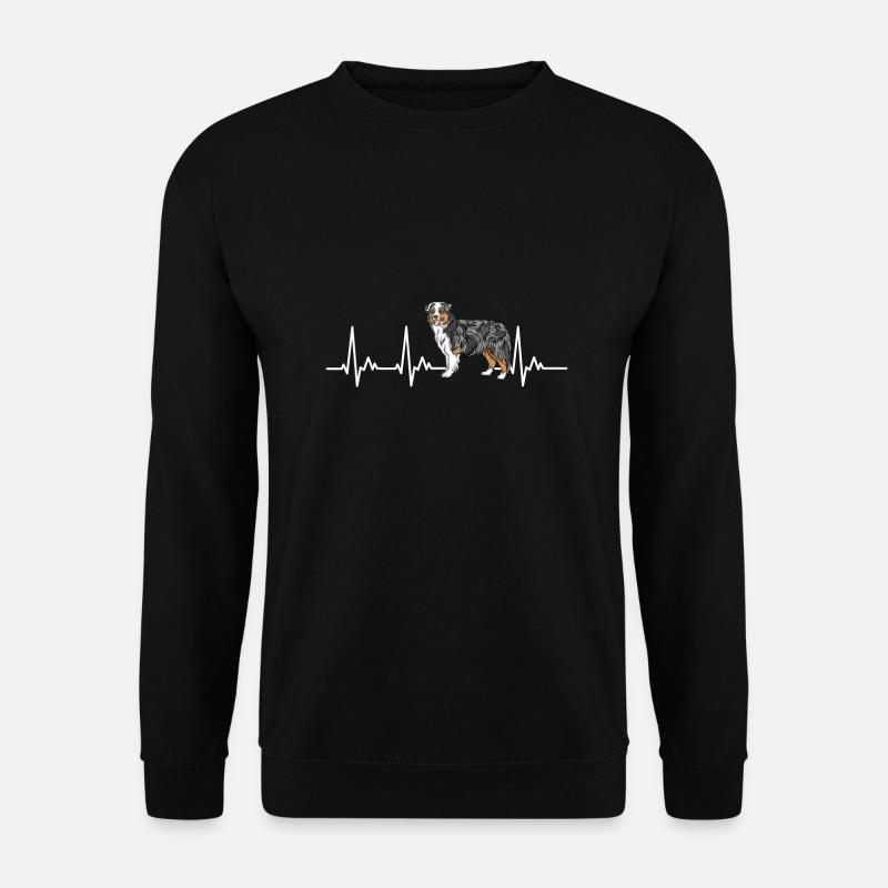 Chiens cadeaux de berger australien - Sweat-shirt Unisexe - noir