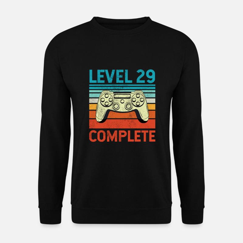Level 29 Complete - Unisex Sweatshirt - black