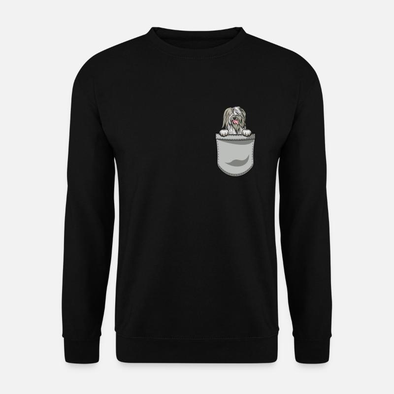 Bearded Collie Gift Dogs - Unisex Sweatshirt - black