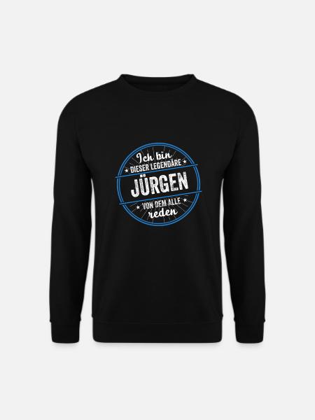 Ich bin dieser legendärer Jürgen Name - Unisex Pullover - Schwarz