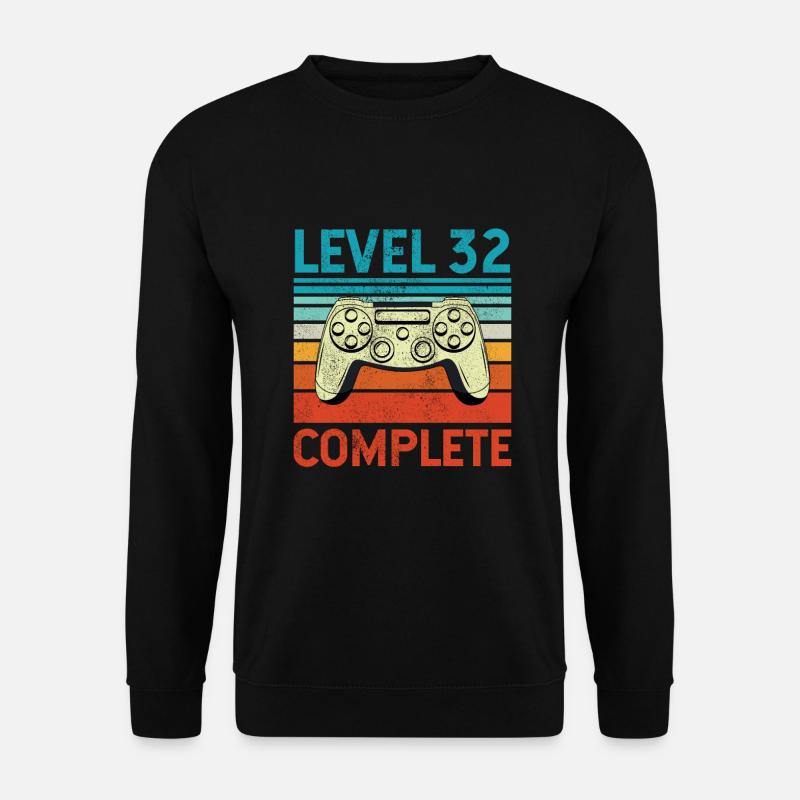Level 32 Complete - Unisex Sweatshirt - black