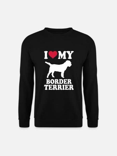 Border Terrier Gift Dogs - Unisex Sweatshirt - black