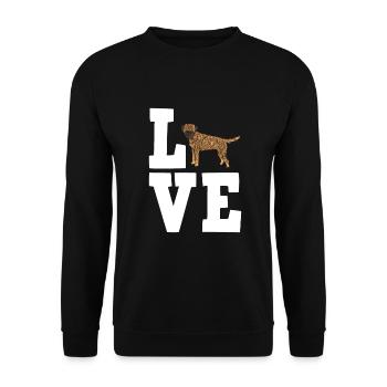 Border Terrier Cadeaux Chiens - Sweat-shirt Unisexe - noir - Devant - Alina (178cm) & Michal (187cm)