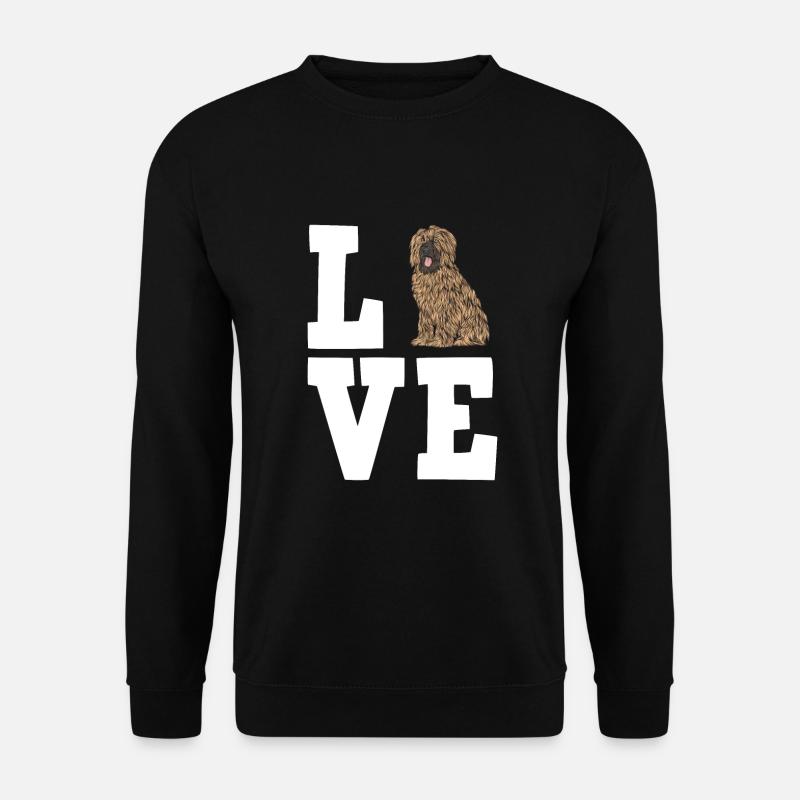 Briard Gift Dogs - Unisex Sweatshirt - black