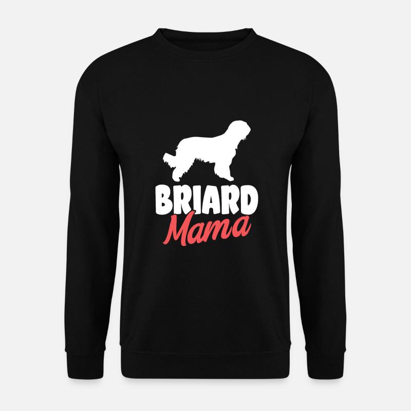 Briard Gift Dogs - Unisex Sweatshirt - black