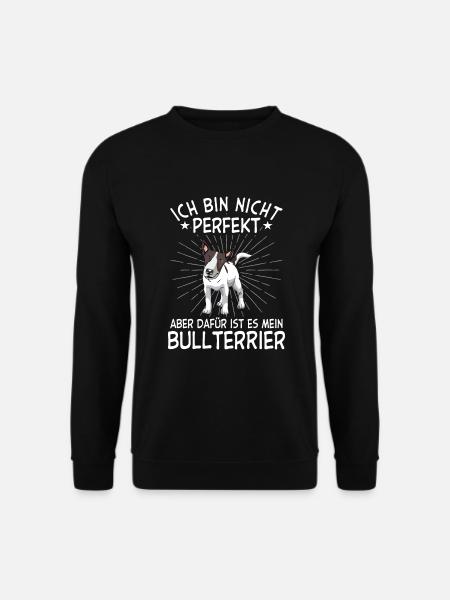 Bullterrier Geschenk Hunde - Unisex Pullover - Schwarz