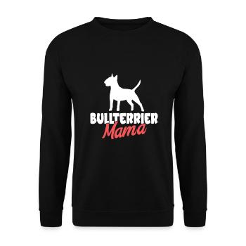 Bull Terrier Chiens cadeaux - Sweat-shirt Unisexe - noir - Devant - Alina (178cm) & Michal (187cm)