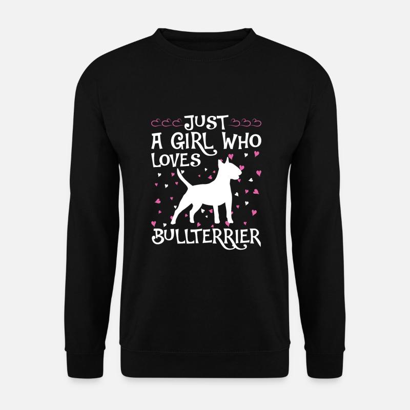 Bull Terrier Chiens cadeaux - Sweat-shirt Unisexe - noir