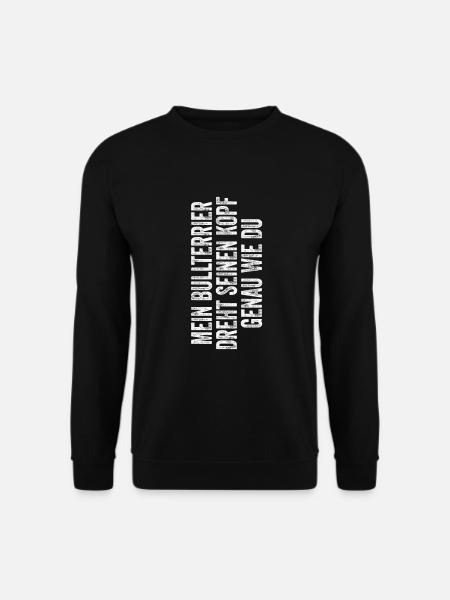 Bullterrier Geschenk Hunde - Unisex Pullover - Schwarz