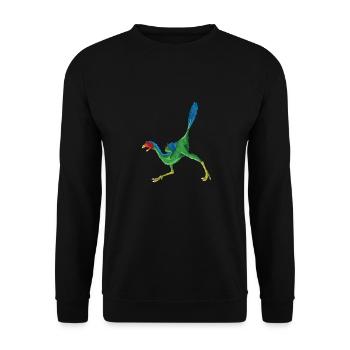 xxx Dinosaur Kids Dino Cadeau - Sweat-shirt Unisexe - noir - Devant - Alina (178cm) & Michal (187cm)