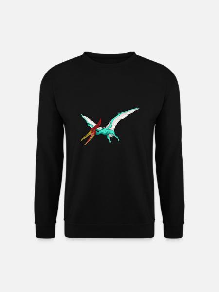 Pteranodon Dinosaur Children Dino Gift - Unisex Sweatshirt - black