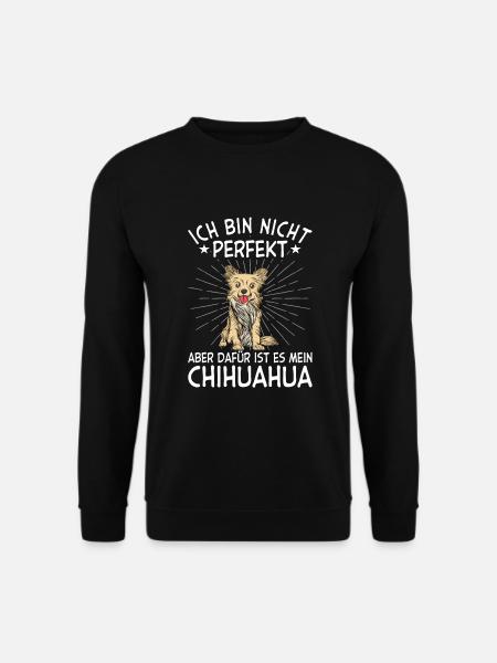 Chihuahua Geschenk Hunde - Unisex Pullover - Schwarz