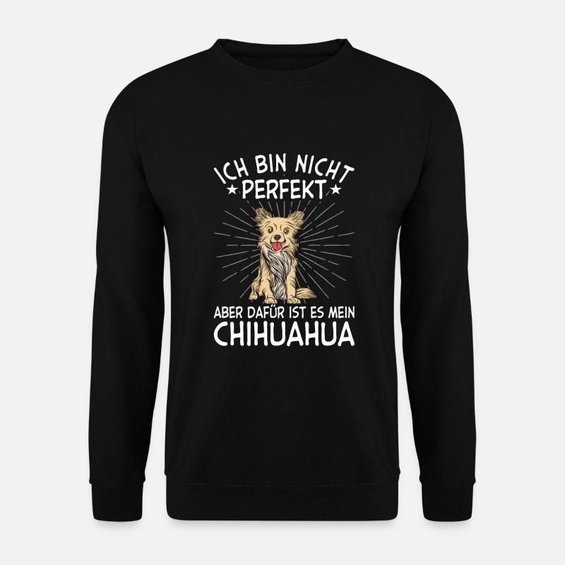 Chihuahua Geschenk Hunde - Unisex Pullover - Schwarz